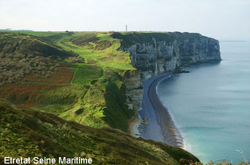 Vacanta in Etretat, Seine-Maritime, vacante de vis, calatorie, insule si locuri de scufundat, top plaje de vis