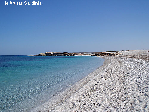 Vacanta in Is Arutas, Sardinia, vacante de vis, calatorie, insule si locuri de scufundat, top plaje de vis