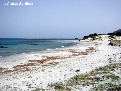 Vacanta in Is Arutas, Sardinia, vacante de vis, calatorie, insule si locuri de scufundat, top plaje de vis