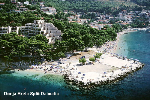 Vacanta in Donja Brela, Split-Dalmatia, vacante de vis, calatorie, insule si locuri de scufundat, top plaje de vis