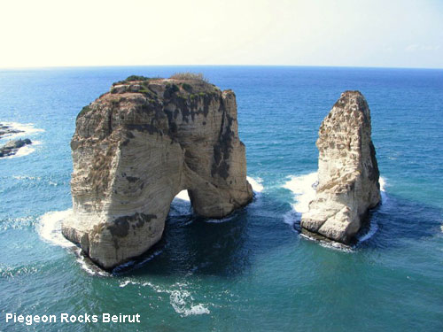 Vacanta in Pigeon Rocks, Beirut, vacante de vis, calatorie, insule si locuri de scufundat, top plaje de vis