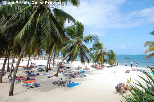 Vacanta in Diani Beach, Coast Province, vacante de vis, calatorie, insule si locuri de scufundat, top plaje de vis