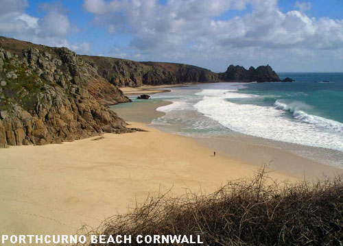 Vacanta in Porthcurno Beach, Cornwall, vacante de vis, calatorie, insule si locuri de scufundat, top plaje de vis