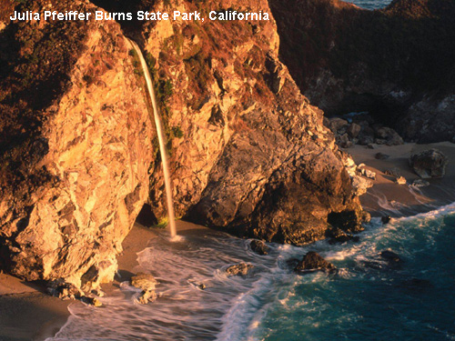 Vacanta in Julia Pfeiffer Burns State Park, California, vacante de vis, calatorie, insule si locuri de scufundat, top plaje de vis