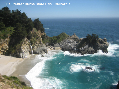 Vacanta in Julia Pfeiffer Burns State Park, California, vacante de vis, calatorie, insule si locuri de scufundat, top plaje de vis
