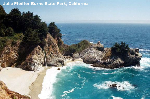 Vacanta in Julia Pfeiffer Burns State Park, California, vacante de vis, calatorie, insule si locuri de scufundat, top plaje de vis