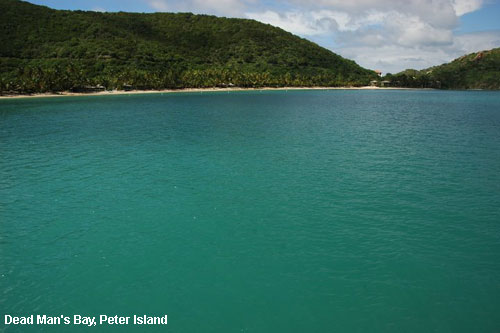 Vacanta in Dead Man's Bay, Peter Island, vacante de vis, calatorie, insule si locuri de scufundat, top plaje de vis