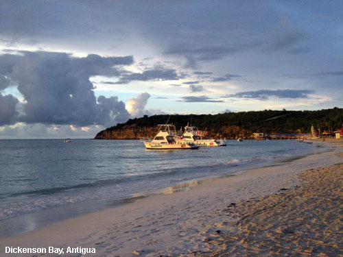 Vacanta in Dickenson Bay, Antigua, vacante de vis, calatorie, insule si locuri de scufundat, top plaje de vis