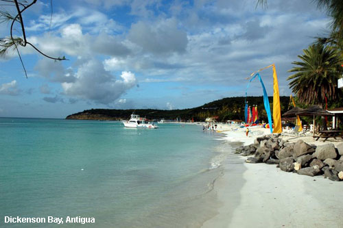 Vacanta in Dickenson Bay, Antigua, vacante de vis, calatorie, insule si locuri de scufundat, top plaje de vis