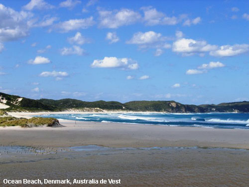 Vacanta in Ocean Beach, Denmark, Australia de Vest, vacante de vis, calatorie, insule si locuri de scufundat, top plaje de vis