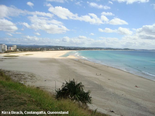 Vacanta in Kirra Beach, Coolangatta, Queensland, vacante de vis, calatorie, insule si locuri de scufundat, top plaje de vis