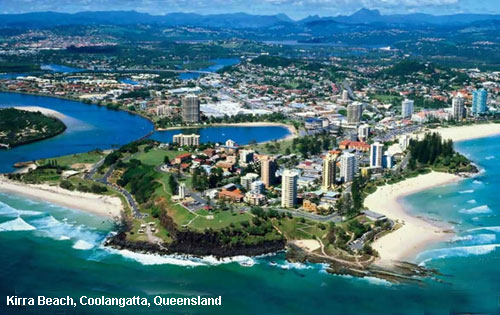 Vacanta in Kirra Beach, Coolangatta, Queensland, vacante de vis, calatorie, insule si locuri de scufundat, top plaje de vis