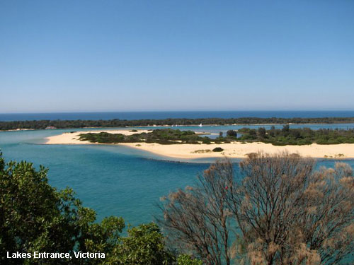 Vacanta in Lakes Entrance, Victoria, vacante de vis, calatorie, insule si locuri de scufundat, top plaje de vis