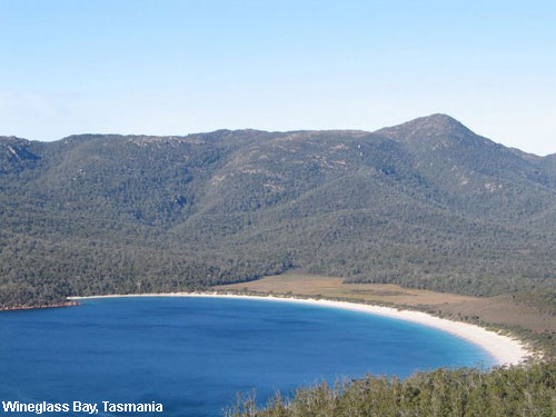 Vacanta in Wineglass Bay, Tasmania, vacante de vis, calatorie, insule si locuri de scufundat, top plaje de vis