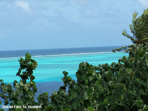 Vacanta in Marae Fare Ta, Huahine, vacante de vis, calatorie, insule si locuri de scufundat, top plaje de vis
