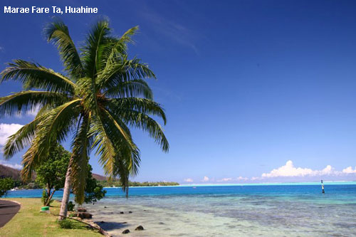 Vacanta in Marae Fare Ta, Huahine, vacante de vis, calatorie, insule si locuri de scufundat, top plaje de vis